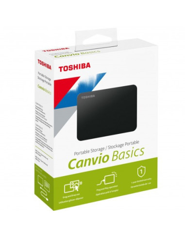 Toshiba Canvio Disque Dur Externe portable 2 Tera USB 3.2